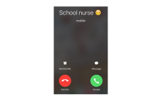 call from the school nurse